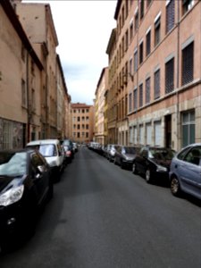Lyon 1er - Rue du Bon Pasteur, côté ouest, depuis la rue Masson