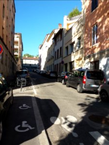 Lyon 1er - Rue Duroc, depuis le cours du Général Giraud