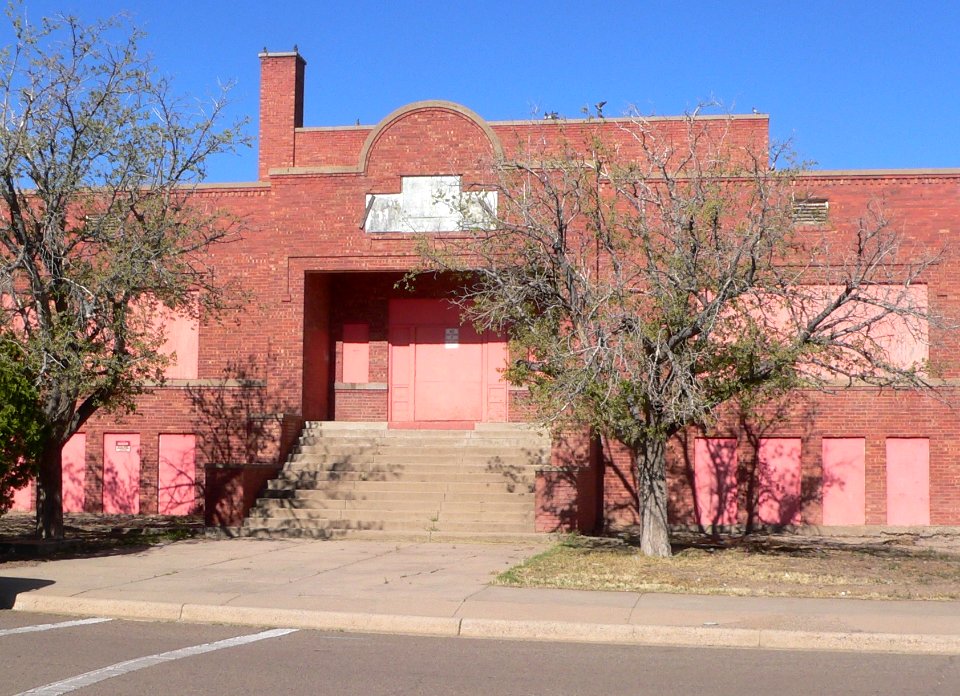 Lordsburg, NM, old high school, E center 1