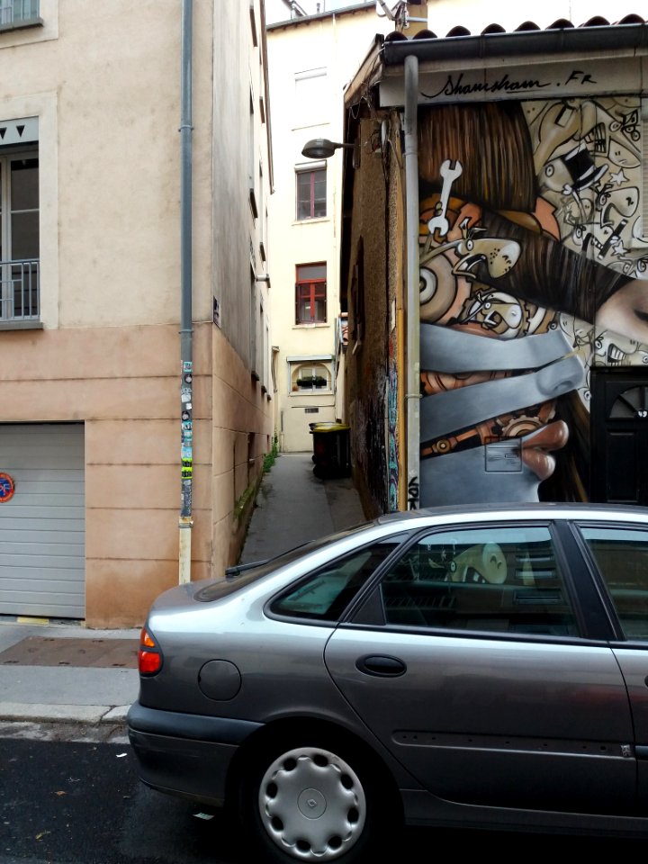 Lyon 1er - Impasse du Bon Pasteur, depuis la rue du Bon Pasteur