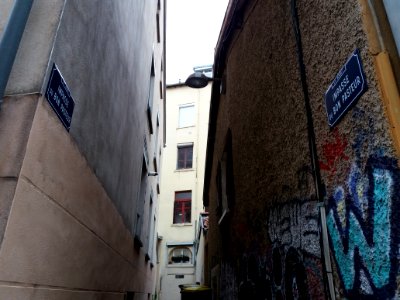 Lyon 1er - Impasse du Bon Pasteur, plaques