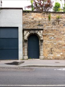 Lyon 1er - Cours Général Giraud, ancienne porte, menant au lycée La Martinière Diderot