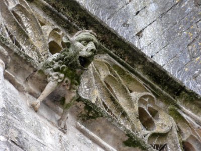 Longeville-en-Barrois (Meuse) église, gargouille