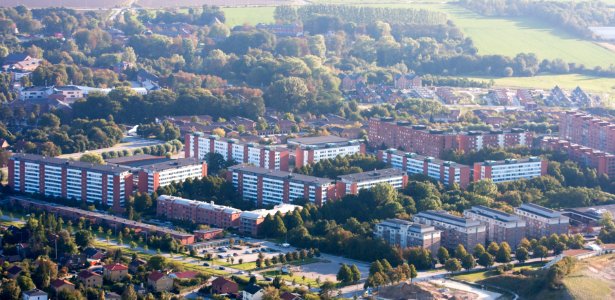 Klostergården–flygbild 06 september 2014