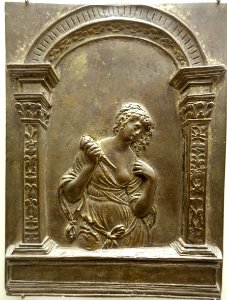Lucretia by Hans Schwarz, Augsburg, c. 1520, bronze - Bode-Museum - DSC03333