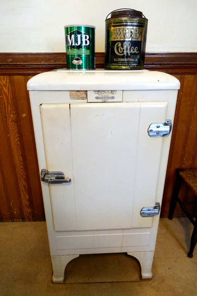 Kitchen refrigerator - Haas-Lilienthal House - San Francisco, CA - DSC05023