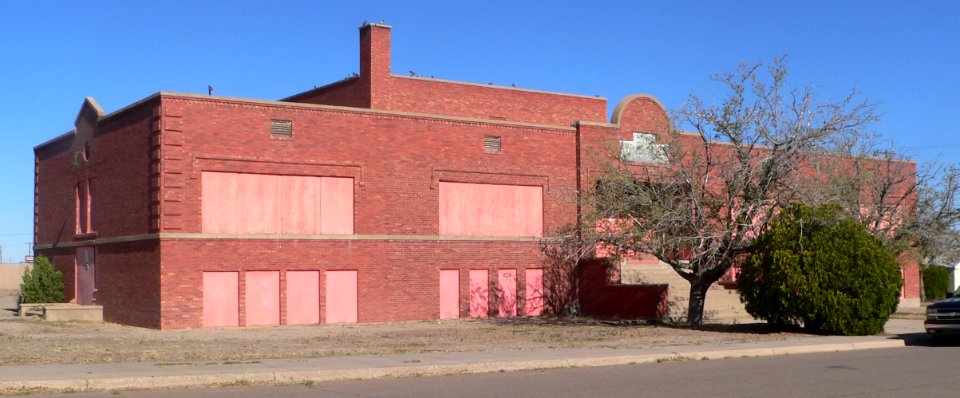 Lordsburg, NM, old high school from SE 2