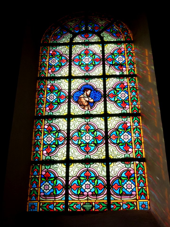 Longuenesse (Pas-de-Calais, Fr) église Saint-Quentin, vitrail 02