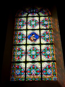 Longuenesse (Pas-de-Calais, Fr) église Saint-Quentin, vitrail 02