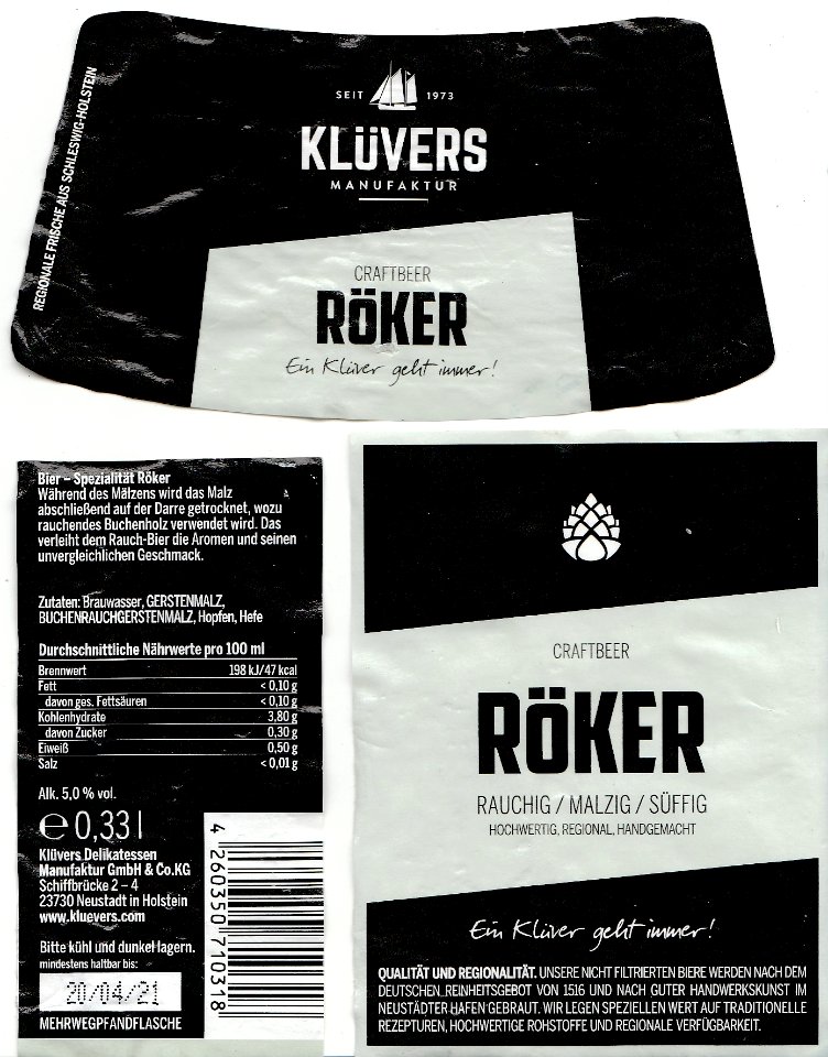 Klüvers Delikatessen Manufaktur GmbH & Co. KG - Röker