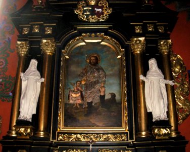 Katedra bydgoska - ołtarz św Rocha fragm