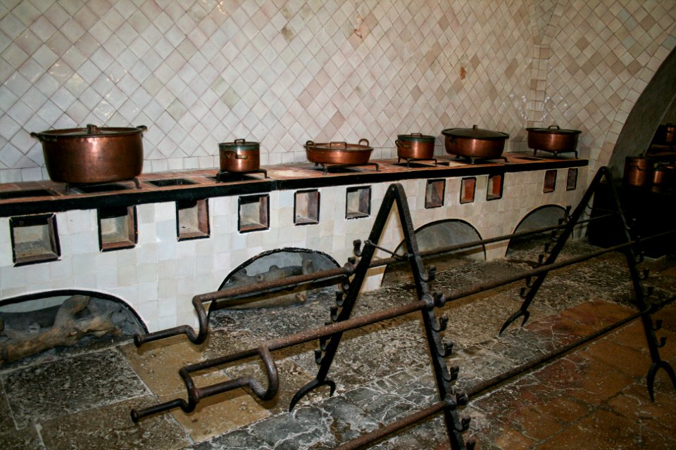 Kitchen of Palácio Nacional de Sintra