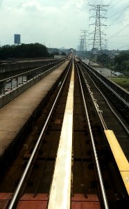 KJ Line Kelana Jaya Tracks towards Taman Bahagia
