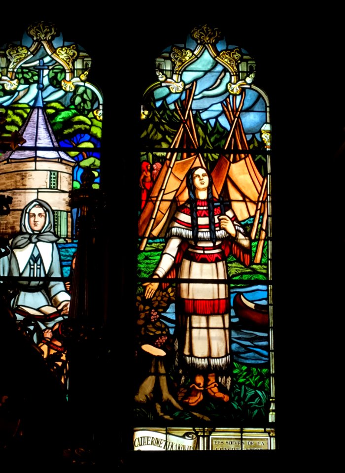 Kateri Tekakwitha - Notre-Dame de Montréal Basilica - Montreal, Canada - DSC08516
