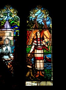 Kateri Tekakwitha - Notre-Dame de Montréal Basilica - Montreal, Canada - DSC08516