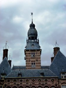 Kasteel Wijchen 27, hoofdtoren vanaf het zuiden gezien