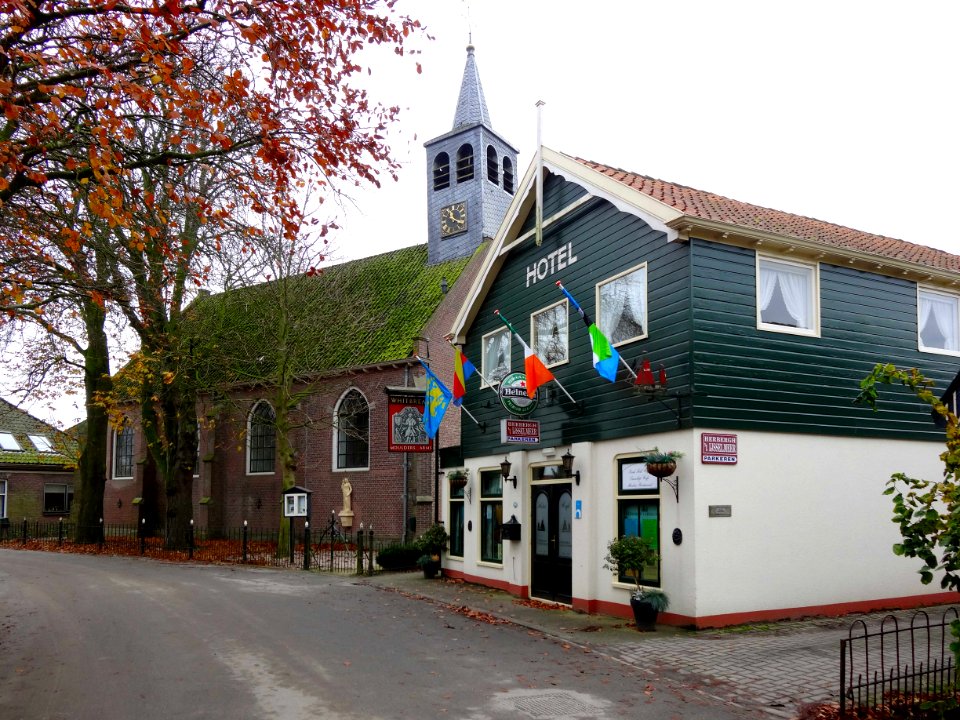 Kerk en herberg tIJsselmeer Oosterleek