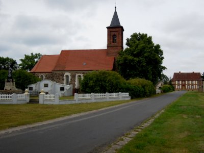 Kirche Gadegast -Ansicht von Nord- August 2020b