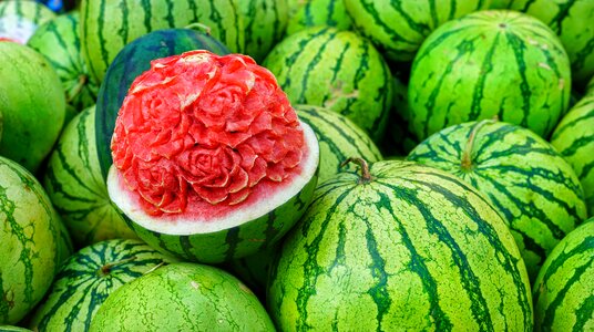 Carved flower ripe