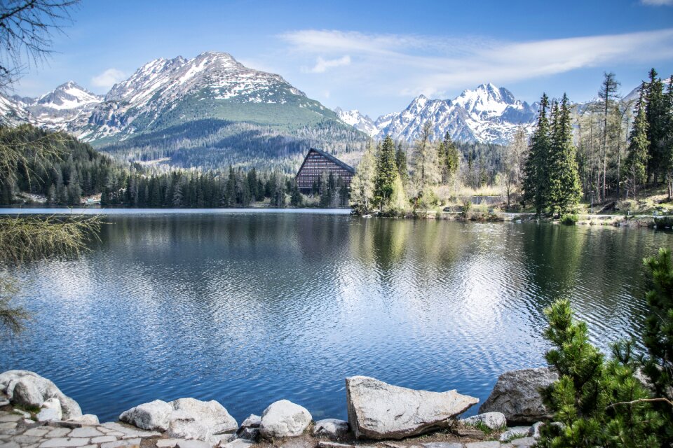 Panorama mountains nature photo