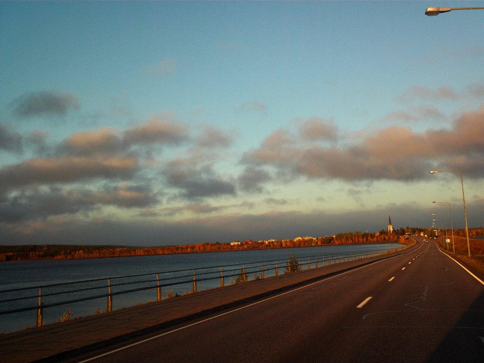 Kemijärvi from east