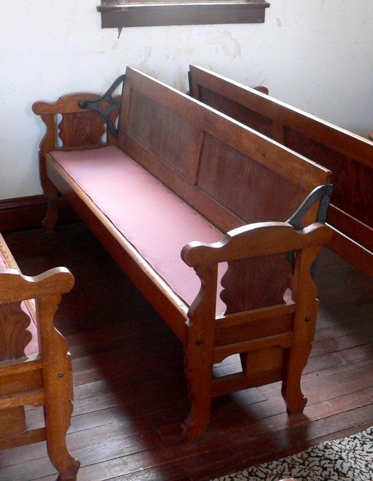 Keystone, Nebraska church pew operation 1 of 4