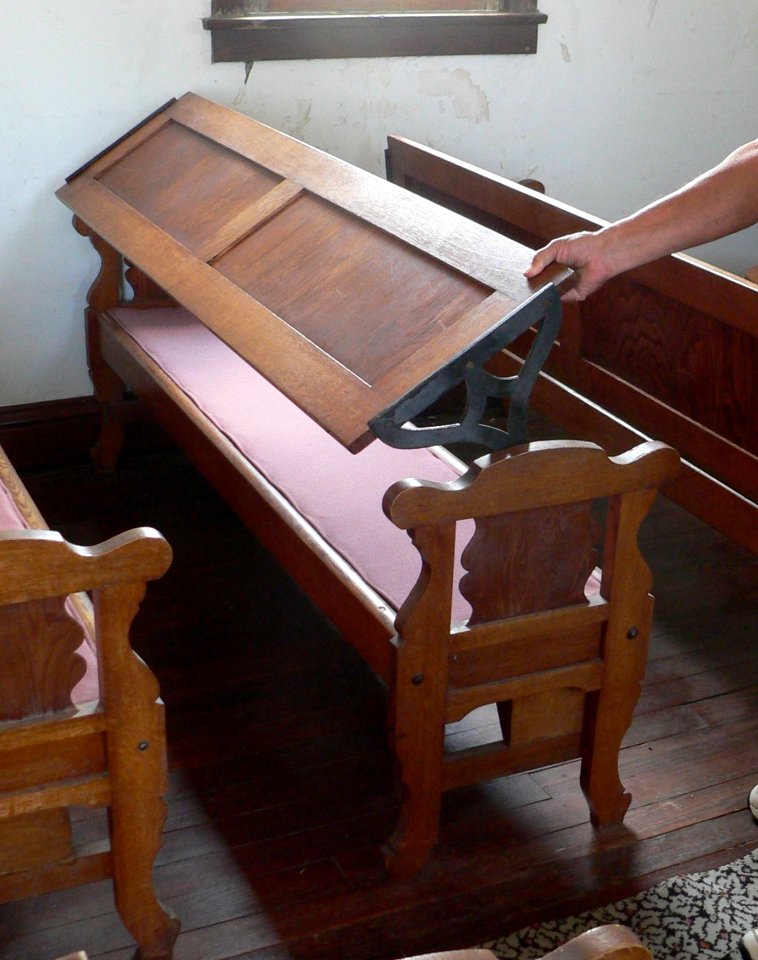 Keystone, Nebraska church pew operation 3 of 4