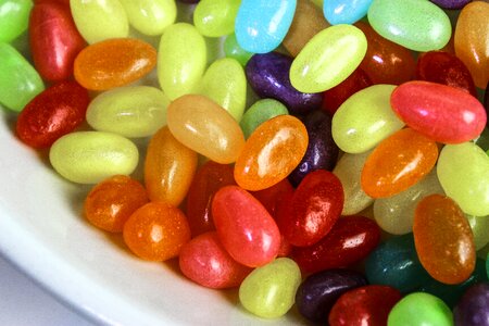 Confection sugar colorful