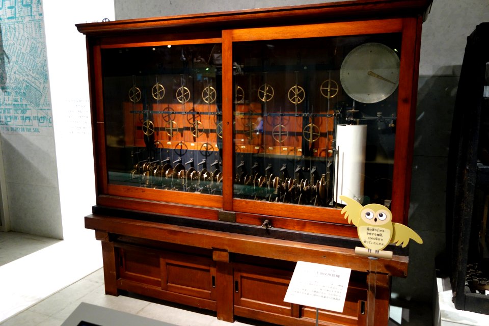 Kelvin's tide predictor - National Museum of Nature and Science, Tokyo - DSC07304