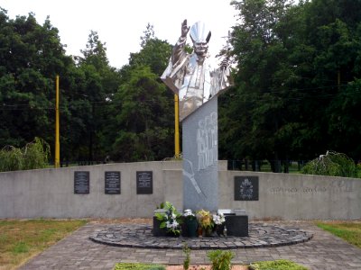 John Paul II statue Kosice