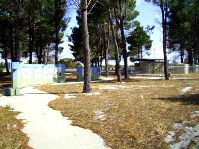 John Tognela Rest Stop, Forrest Highway - art walls and toilet block (E37@WTW2013) photo