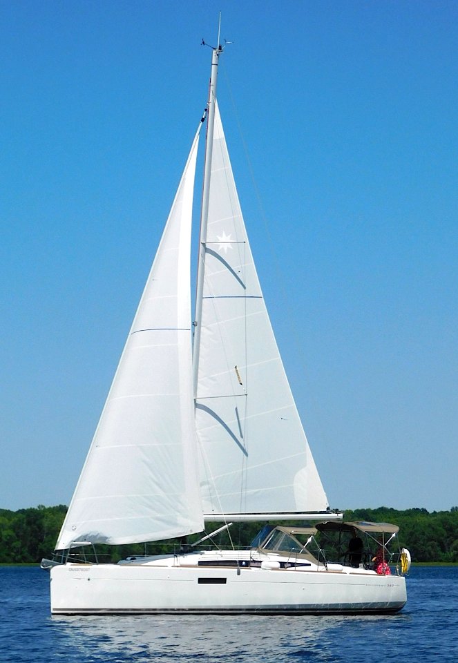 Jeanneau Sun Odyssey 349 sailboat French Kiss 2356