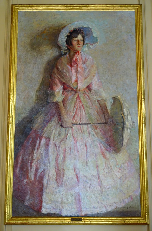 Joanne Shaw, figure by Alexander James, dress by Joanne Bird Shaw - Great House - Castle Hill on the Crane Estate - Ipswich, Massachusetts - DSC06162