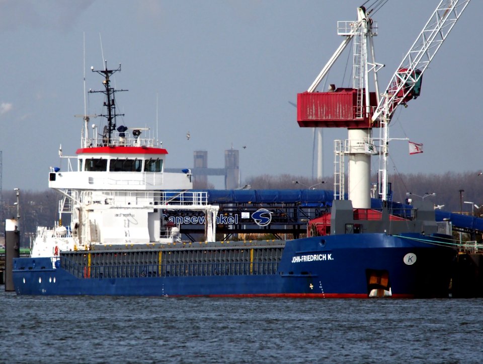 John-Friedrich K - IMO 9195755 - Callsign PBLY, Het Scheur, Port of Rotterdam
