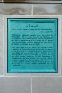 John Witherspoon plaque, 3 of 4 - Princeton University - Princeton, NJ - DSC00776