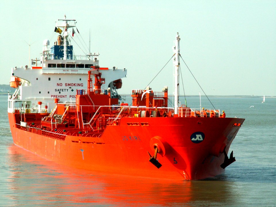 Jo Kiri IMO 9266231 closeup Port of Antwerp, Belgium 12-Oct-2005