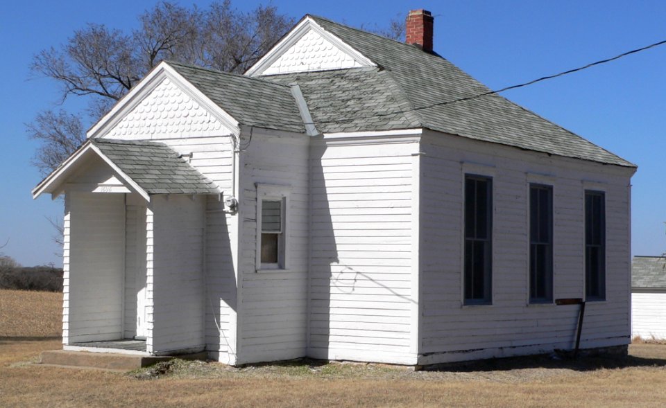 Jefferson County, Nebraska District 10 School from SE 2