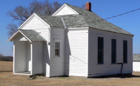 Jefferson County, Nebraska District 10 School from SE 2