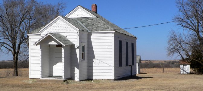 Jefferson County, Nebraska District 10 School from SE 1
