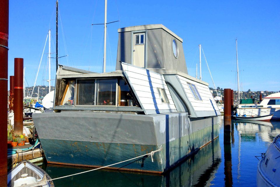 Jeannie Gail, World War II Landing Craft, 1940s, built by Higgins Industries, New Orleans - Sausalito, CA - DSC03282