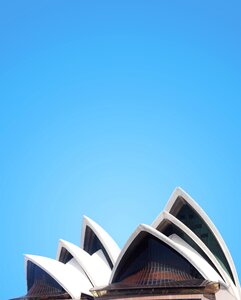 Blue sky city