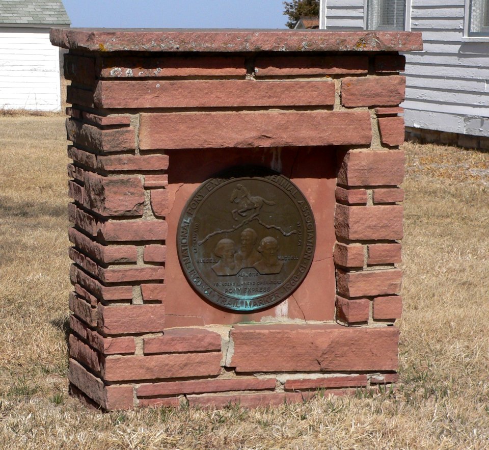 Jefferson County, Nebraska District 10 School Pony Express mont