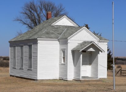 Jefferson County, Nebraska District 10 School from SW 2