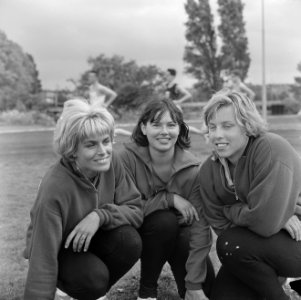 Jeugdkampioenschappen atletiek te Rotterdam, Els van Noorduyn (Sagitta)(kogelsto, Bestanddeelnr 916-6575