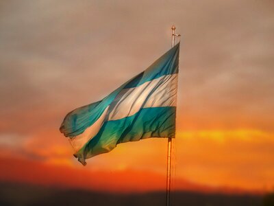 Argentina home flaming