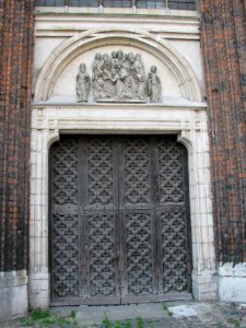 Kościół Mariacki w Gdańsku - wejście boczne