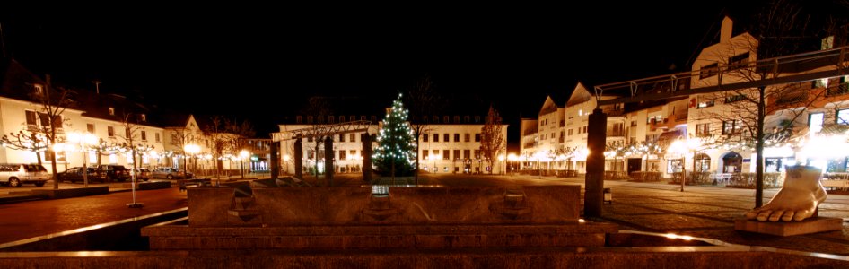 Konz Rathaus im Weihnachtsschmuck photo