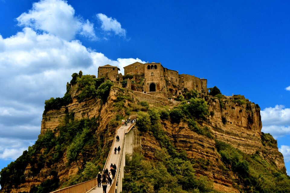 Cliffs hiking human