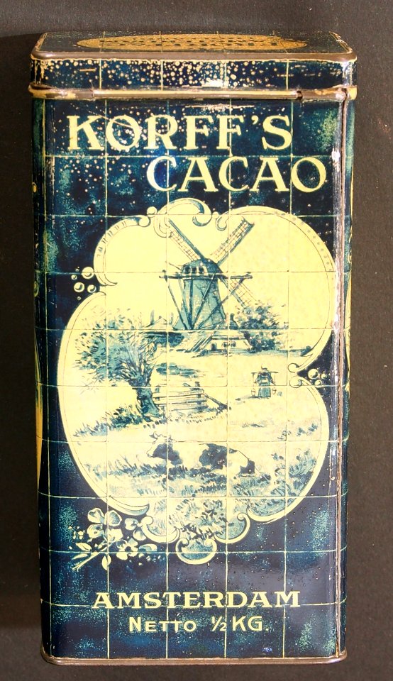 Korff's Cacao tin, 0,5Kilo blikje, pic6