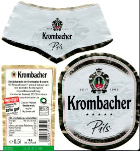 Krombacher Brauerei - Krombacher Pils, 0,5l